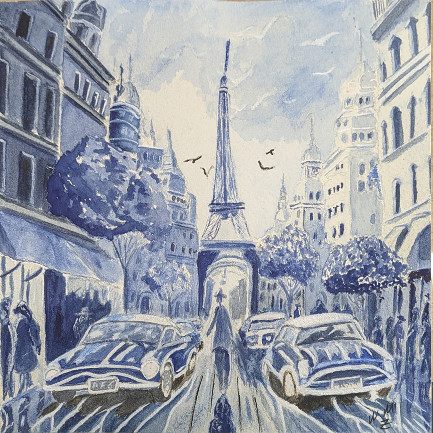 Paris après la pluie
